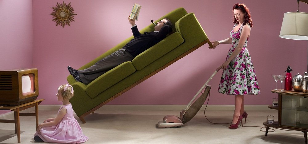 woman with cleaning skills