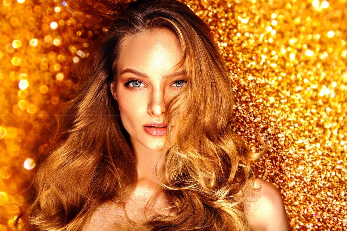 Golden skin. Xenia Belskaya. Золотистые волосы. Девушка с золотистыми волосами. Красивая женщина с золотистыми волосами.