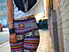 Fashionable in leggings