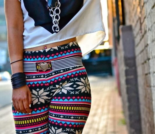 Fashionable in leggings
