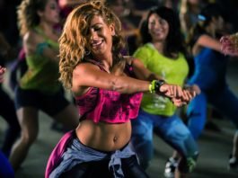 Getting fit with zumba