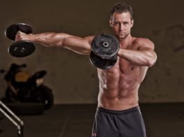 Shoulder workout with dumbbells pictures