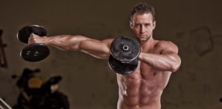 Shoulder workout with dumbbells pictures