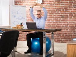 Gym routine into your workday, Exercise at work