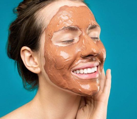 Skincare routine for woman