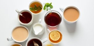 Different types of tea