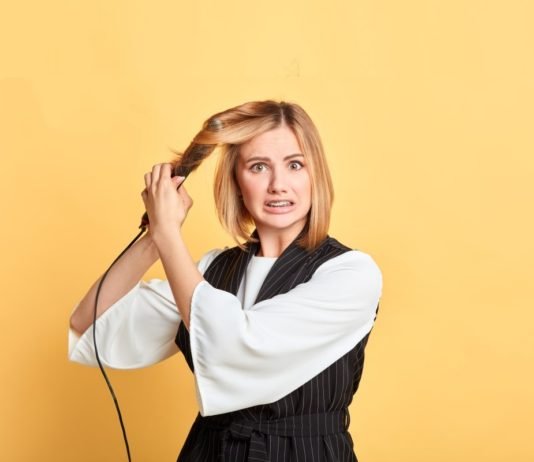 Healthy hair care routine