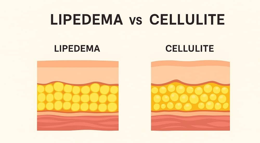 lipedema vs cellulite photos​